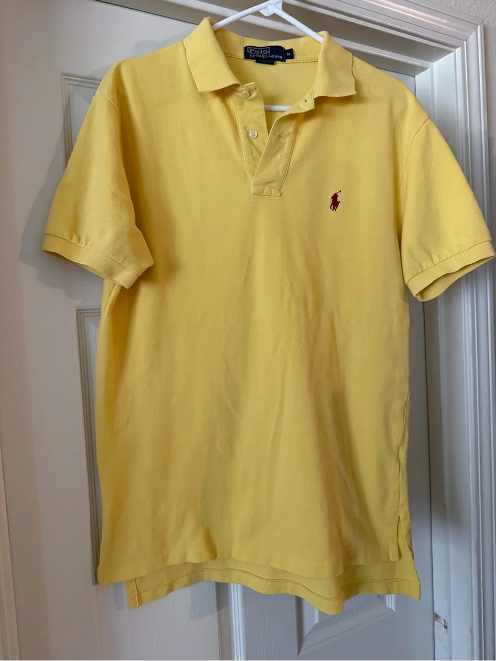 Ralph Lauren Bright Yellow Polo with Red Pony